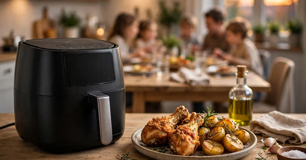 COSORI TurboBlaze air fryer verdict family meal
