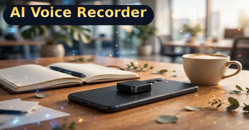 FoCase Rec CR1 ai voice recorder review — the magnetic puck recorder attached to the back of a phone
