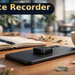 FoCase Rec CR1 ai voice recorder review — the magnetic puck recorder attached to the back of a phone