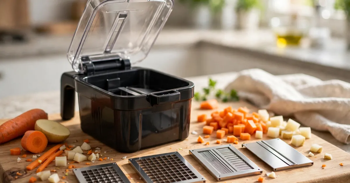 Fullstar vegetable chopper blades - four interchangeable stainless steel inserts Fullstar vegetable chopper blades - four interchangeable stainless steel inserts