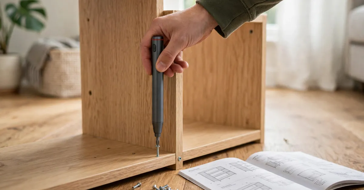 HOTO electric screwdriver assembling flat-pack furniture HOTO electric screwdriver assembling flat-pack furniture