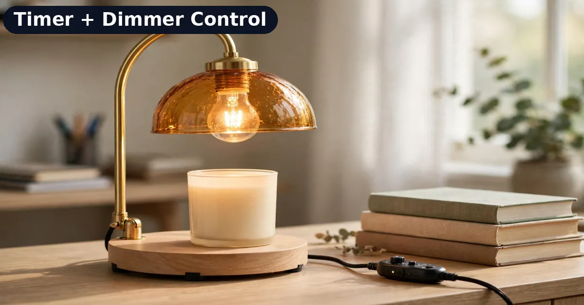 What is the Marycele candle warmer lamp What is the Marycele candle warmer lamp - 50W halogen bulb melting candle wax from the top down