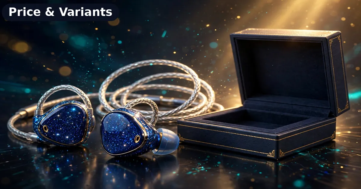 QoA Ryusei price and presentation box for the premium HiFi earphones