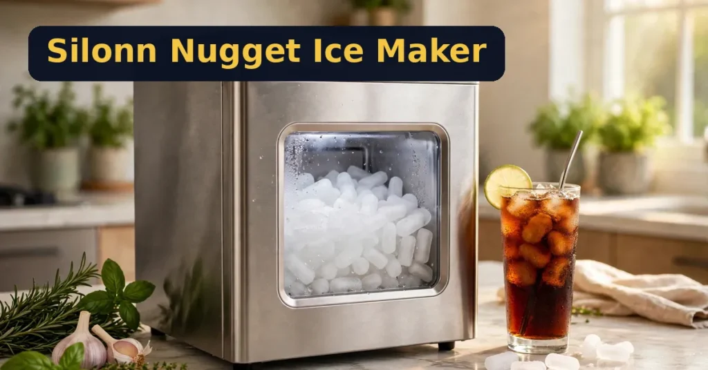 Silonn nugget ice maker review — chewable ice machine with app control
