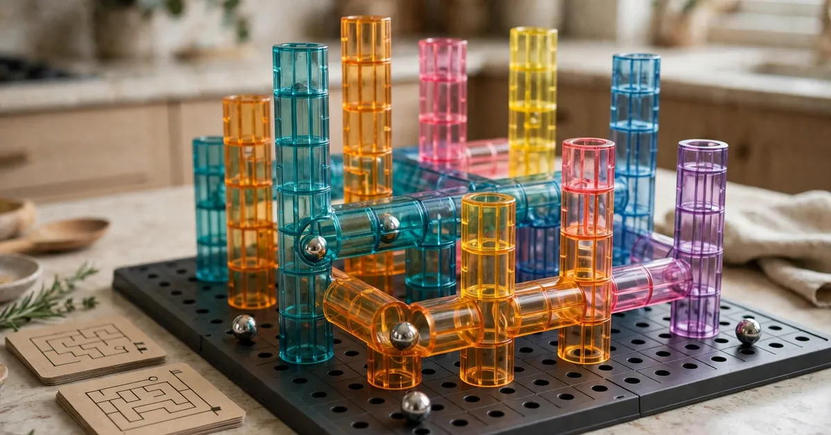 gravity maze ThinkFun marble maze game towers